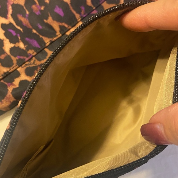 Coach Animal Print Crossbody Bag - Purple and Brown with matching cosmetic bag - Picture 14 of 14